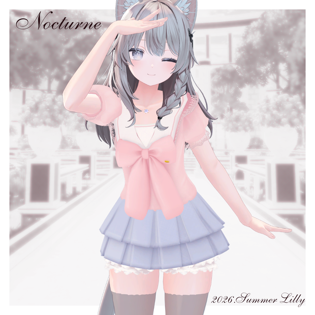 【MA】【しなの対応】Nocturne【VRChat向け衣装モデル】
