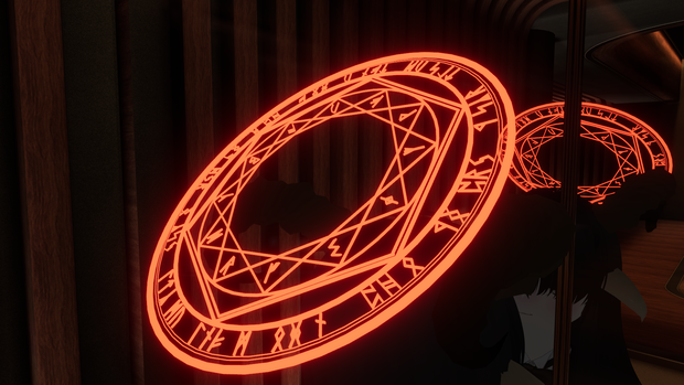 【VRChat想定】　魔法陣っぽいヘイロー　【無料版あり】