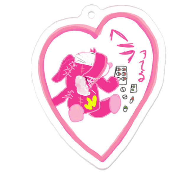 ヘラってるうさぎ アクキー