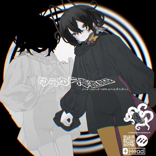 【+Head】ゆらゆら夢遊服 / VRC想定3D衣装 Ver1.1