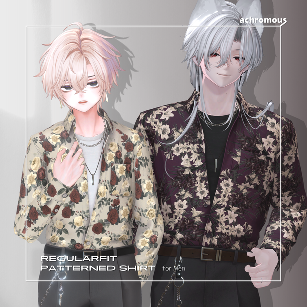 レギュラーフィット柄シャツコーデ【6ｱﾊﾞﾀｰ対応】- 26SS Regular Fit Patterned Shirt -