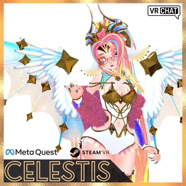 Celestis - VRChat Avatar with Scratch Assets ( PC & Quest