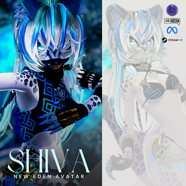 Shiva - VRChat Avatar with Scratch Assets ( PC & Quest )