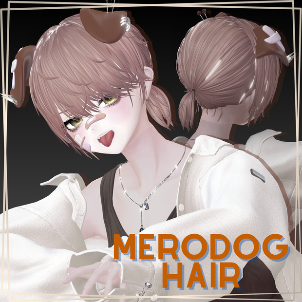 ♥Mero dog hair♥　【7アバター対応】