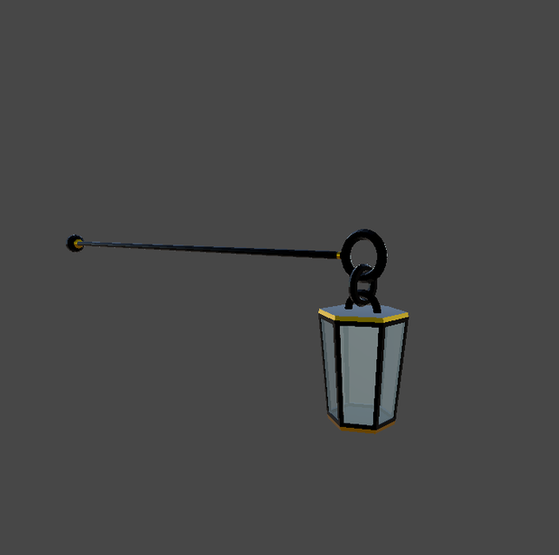 Lantern Staff Rigged