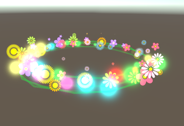 花冠パーティクル