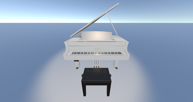 【3Dモデル】Mido's Piano