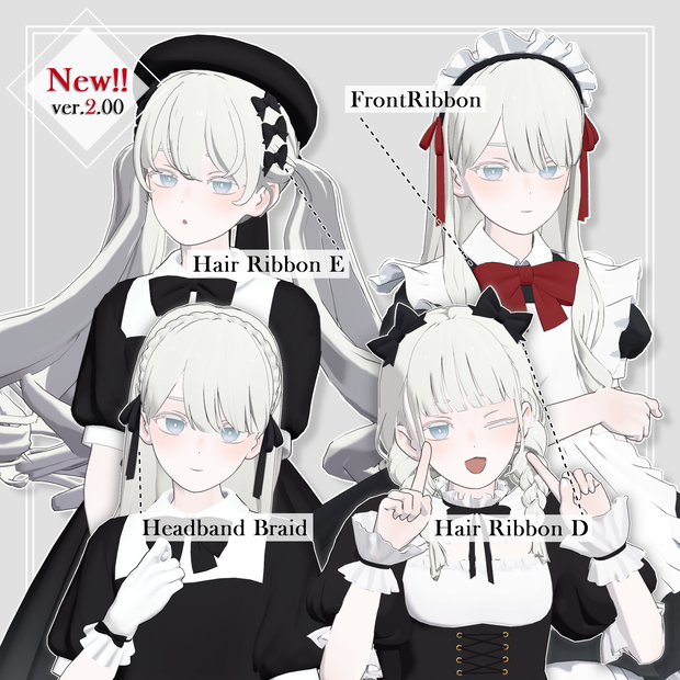[Grus] Hair Accessories Set