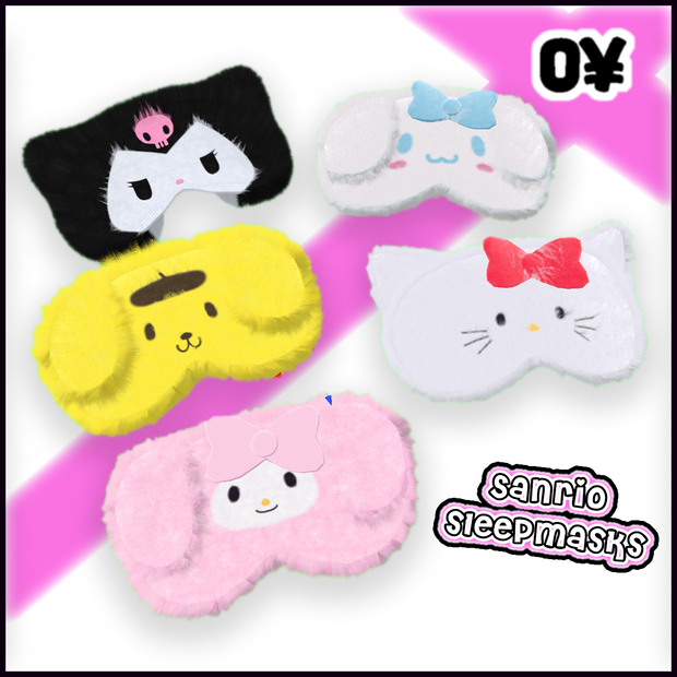 FREE | Sanrio Sleepmasks