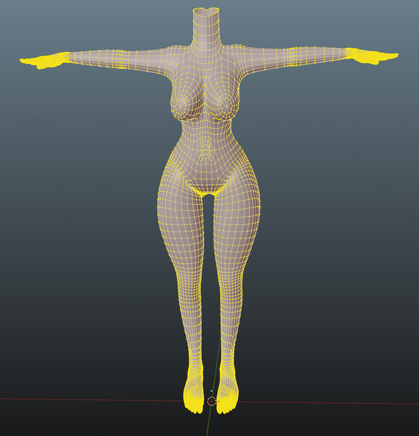Thicc Female Body [BLENDER]