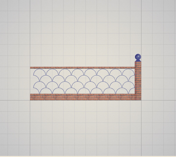 3d   フェンス