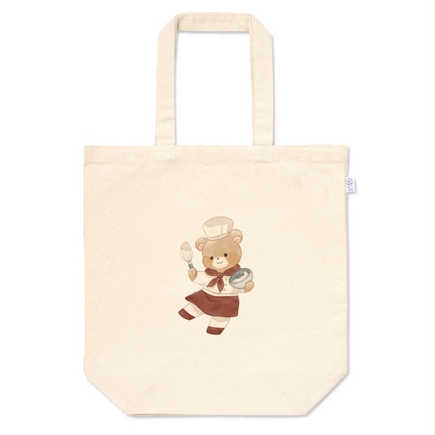トートバッグM】くまのくんトート - ショップもちごめ - BOOTH
