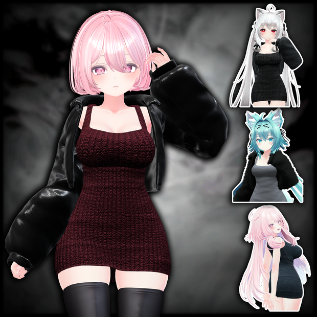 【3アバター対応】 Jacket & Dress 