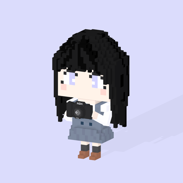 ウララ #01（Fuhua Voxel Fanart）