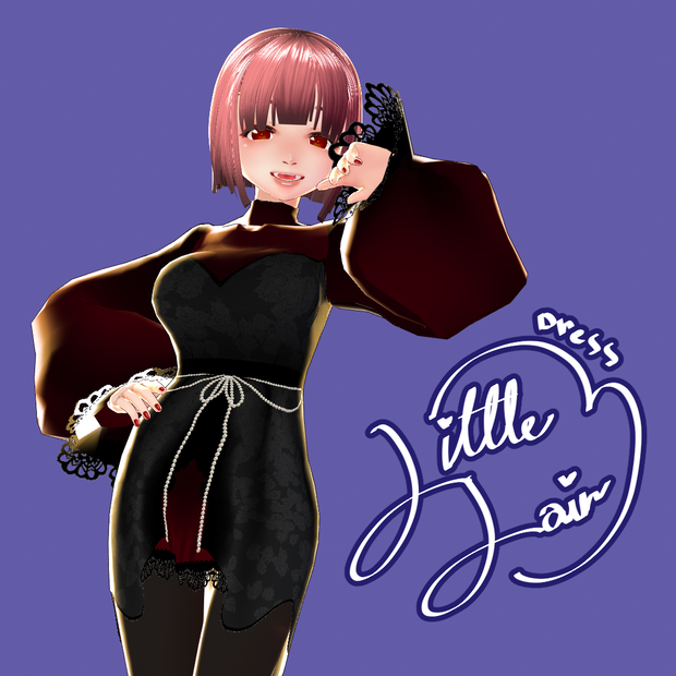 VRoid Little Lair dressテクスチャ