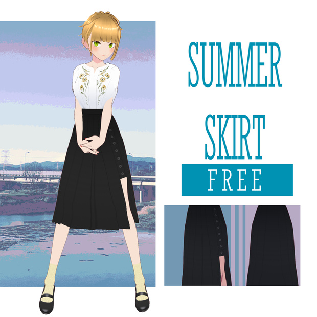 VROID [SUMMER SKIRT] FREE