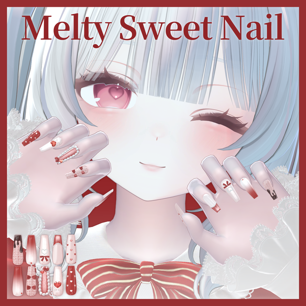 - Melty ♡ Sweet ♡ Nail  -【10アバター対応】