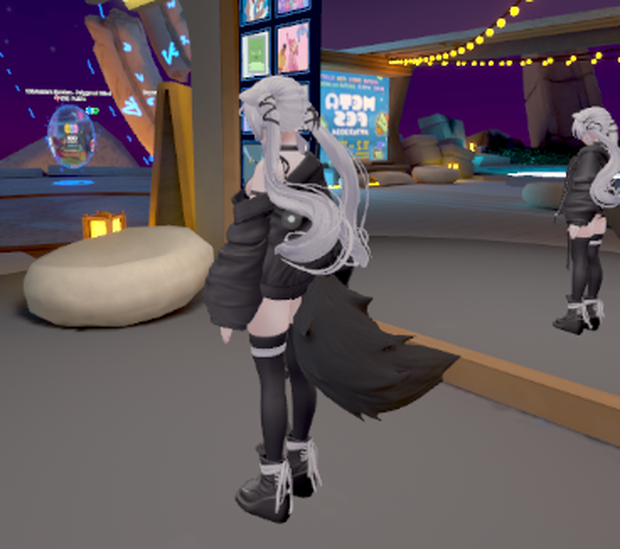 Wolf Tail (Black)