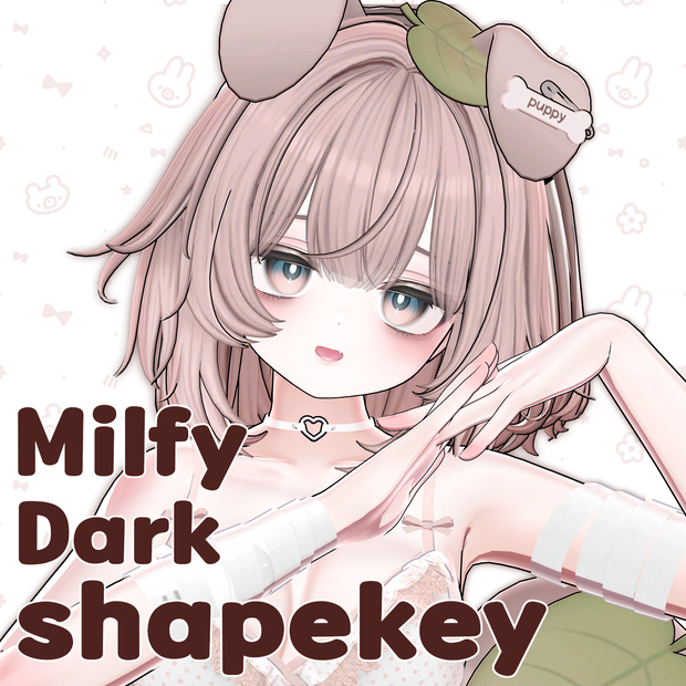 ミルフィMilfy Dark  Blendshapekey 🖤