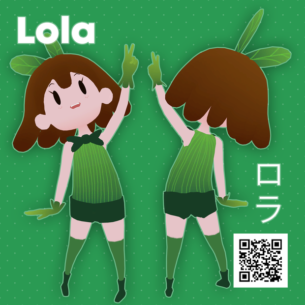 【オリジナル3Dモデル】"Lola" SDK3対応!