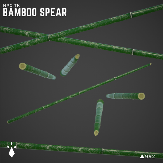 [3D Prop]Bamboo Spear & Blood Particle