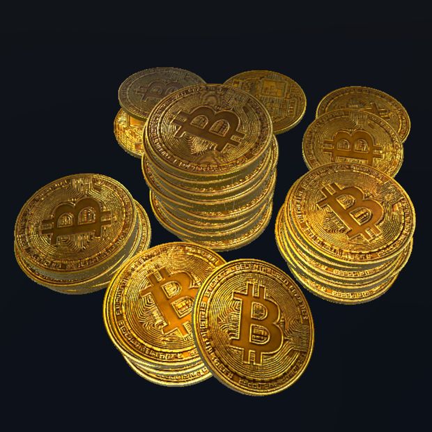 【3Dモデル】ビットコイン / Bitcoin