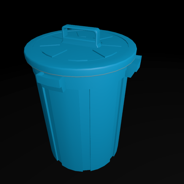 【3Dモデル】ゴミ箱