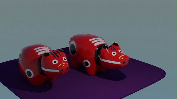 赤べこ♡ あかべこ（赤べこ） - lyohm(リオム) - BOOTH