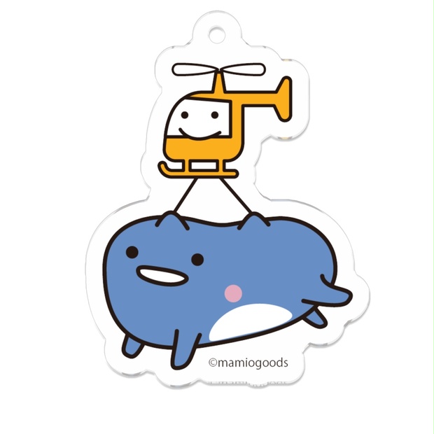 イルカくん（キーホルダー） - まみおグッズ - BOOTH