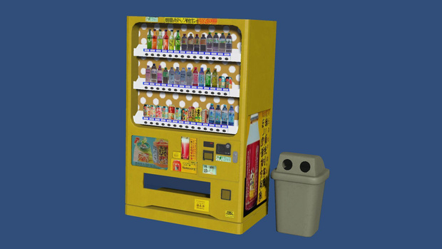 【3Dモデルセット】自動販売機【UnityPackage】