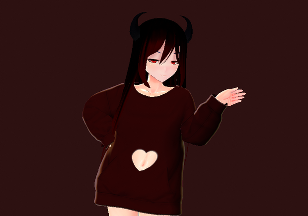 Free / FREE VROID MODEL : ONI!