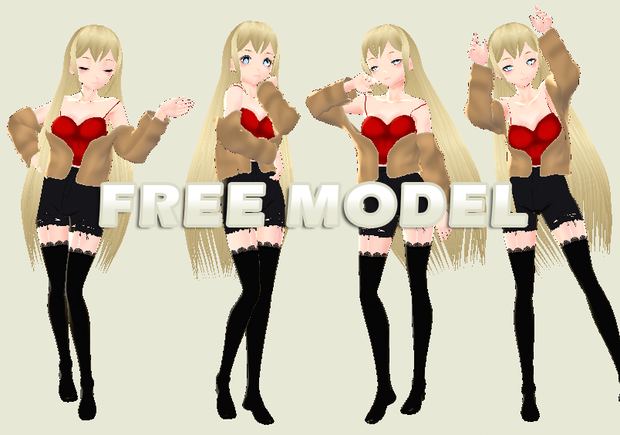 Free / FREE VROID MODEL : WINE!