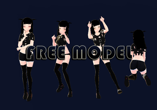 Free / FREE VROID MODEL : POP!