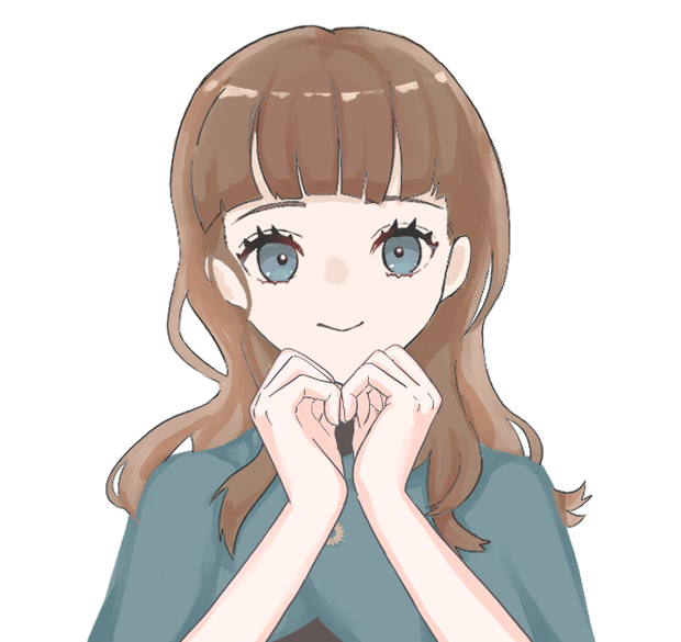 顎下ハート💗