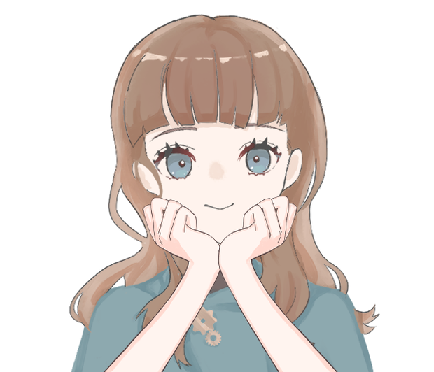 頬杖をつく素材