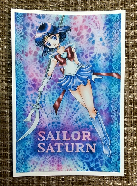 セーラームーン セーラーサターン 同人 ポスター sailor Moon-