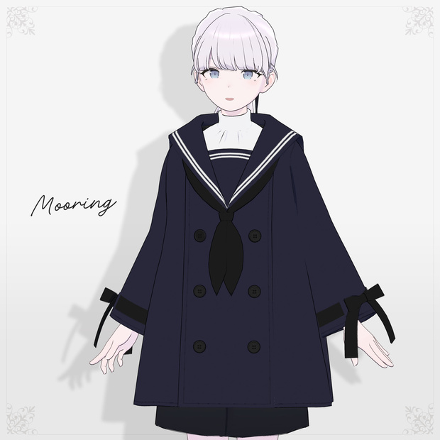 【Lapwing】Sailor coat "Mooring"