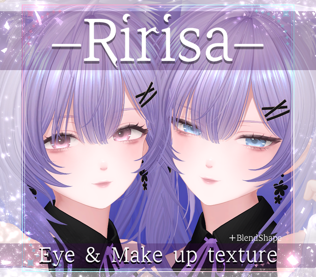 【莉々沙/Ririsa】 メイク テクスチャ Makeup Texture 01