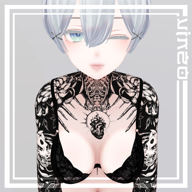 Shinra Traditional Tattoos 入れ墨 *テクスチャ* モデル「森羅」/HD 