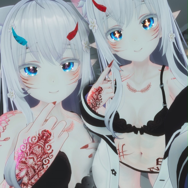 Akuma Moe 悪魔 テクスチャ「萌」HD - vinzo ヴィンゾ - BOOTH