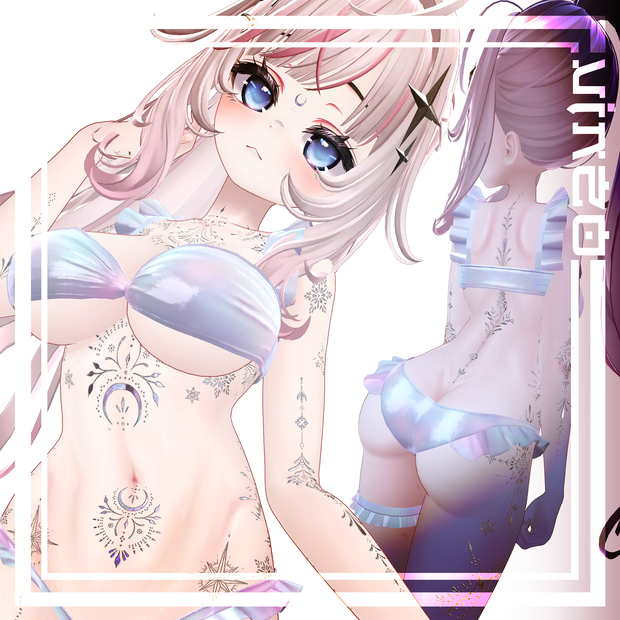 【Airi Snow 愛莉】-Eyes+Makeup+Body Tex HD 