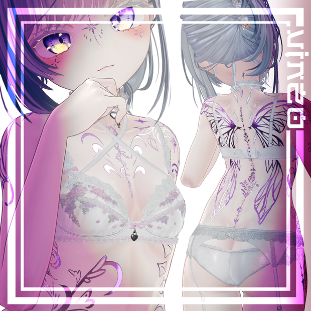 ☬Pixie Tattoos Manuka☬ -Eyes+Makeup+Body Tex HD