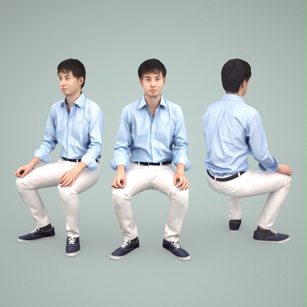 3D人物素材ポーズド 109_Sota