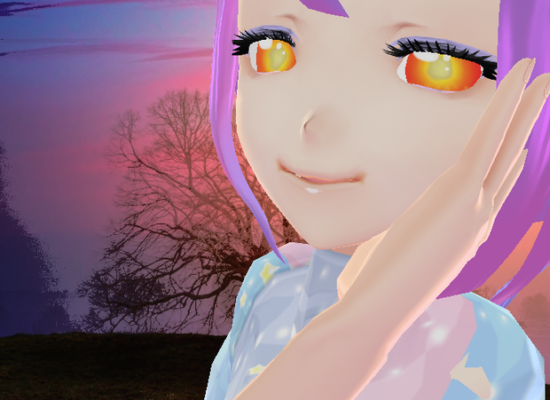 Vroid eye texture tripack: Fire set