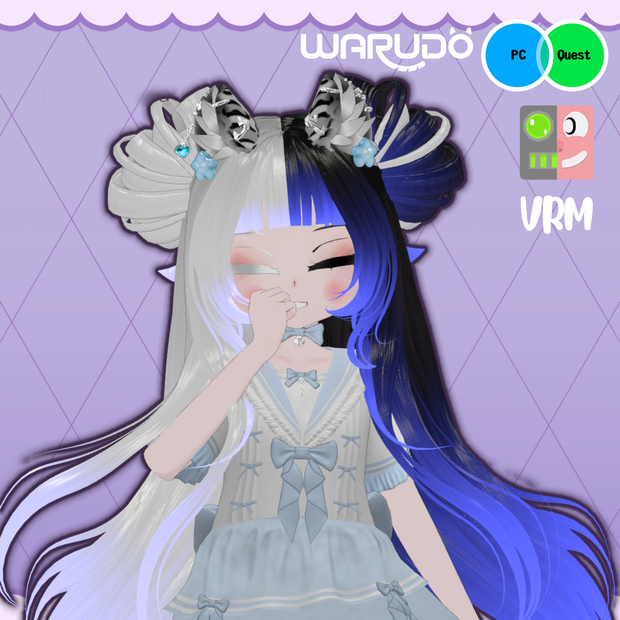 ♥ Miu (PC/QUEST) Warudo&VRM & VRCFT ♥