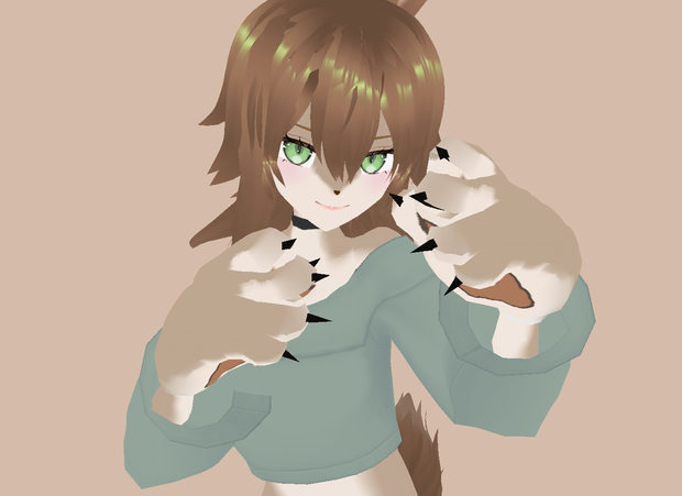 オリジナル3Dモデル「ネイサ」