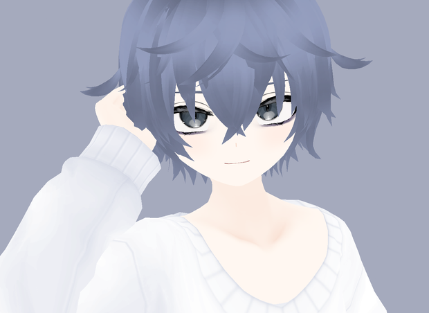 オリジナル3Dモデル「ゆゆ」