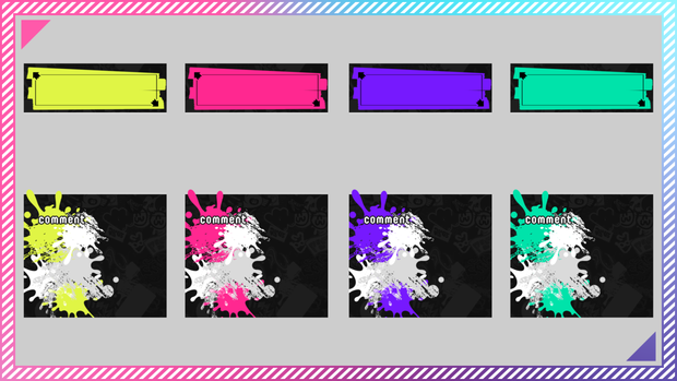 【スプラトゥーン・Splatoon3】縦型配信背景素材【Vtuber・配信者向け】
