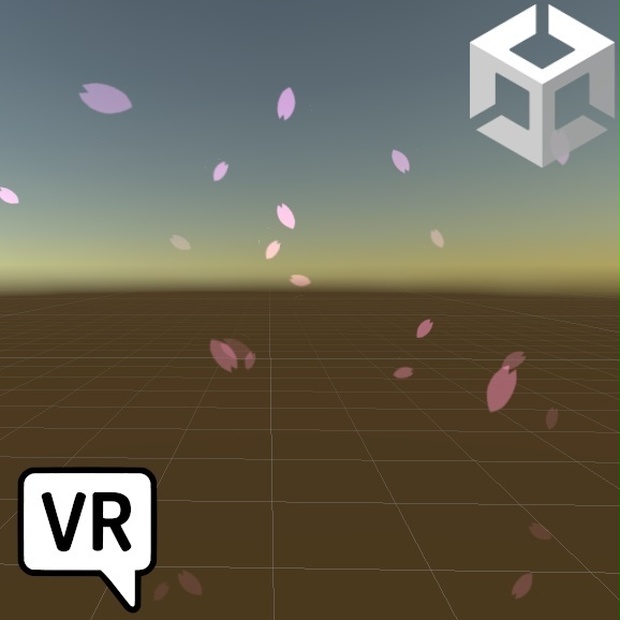 Sakura Particles (valid for vrchat)
