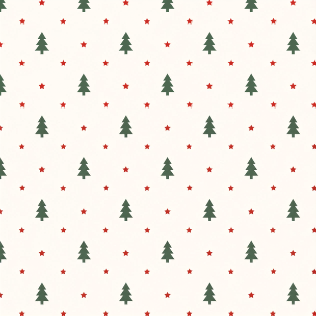 北欧クリスマスツリー｜北欧風・クリスマス・シームレスパターン